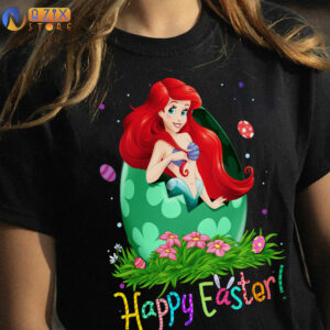 Ariel Princess Happy Easter Day T-shirt 4 Ariel Princess Happy Easter Day T-shirt