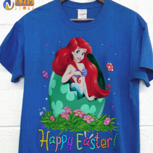 Ariel Princess Happy Easter Day T-shirt Ariel Princess Happy Easter Day T-shirt