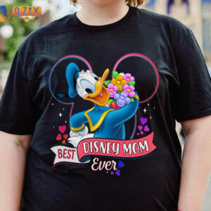 Best Disney Mom Ever Donald T-Shirt 2 best disney mom ever donald m95dg