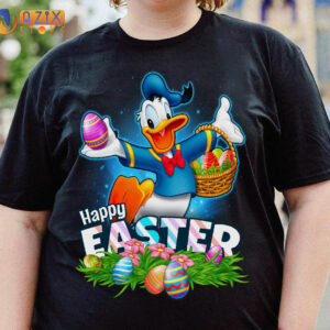 Donald Duck Happy Easter Day T-Shirt 2 Donald Duck Happy Easter Day T-Shirt