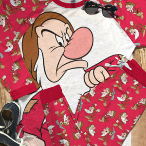 Disney Grumpy Mens Grumpy Red Pajamas 2 gp unisex pajama zqqj8