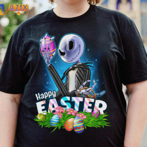 Jack Skellington Happy Easter Day T-Shirt 2 Jack Skellington Happy Easter Day T-Shirt