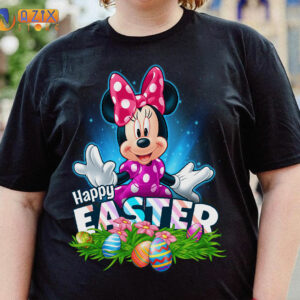Minnie Mouse Happy Easter Day T-Shirt 2 Minnie Mouse Happy Easter Day T-Shirt