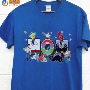T-shirts for Mom with Ariel Disney Movie Characters T-shirts for Mom with Ariel Disney Movie Characters