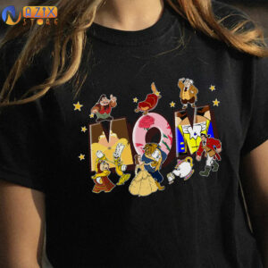 T-shirt for Mom with Beauty and The Beast Disney Characters 4 mombtb 6ko6s