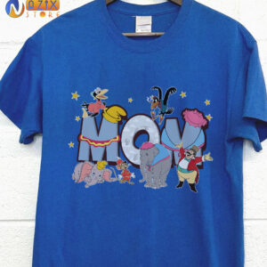 T-shirts For Mom With Dumbo Characters Printed T-shirts For Mom With Dumbo Characters Printed