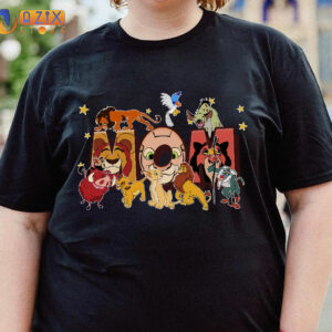 T-shirts for Mom with Printed Lion King Characters 2 momlion king k1mvw
