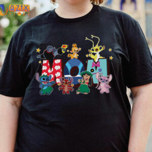 T-Shirts For Mom With Stitch Characters Printed 2 momstitch tr7rw