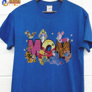T-Shirt For Mom With Pictures Of Disney Characters T-Shirt For Mom With Pictures Of Disney Characters