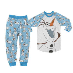 Olaf smile Blue Pajamas