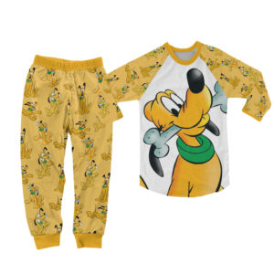 Yellow Disney Pluto Pajamas
