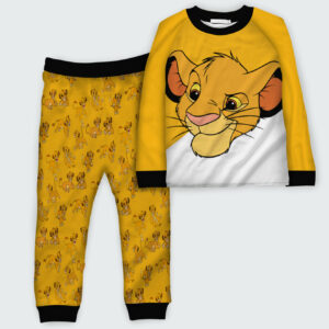 Yellow Disney Simba Pajamas