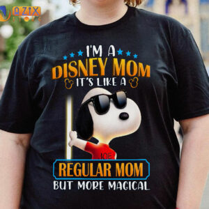 SNOOPY Shirt - I’m A Disney Mom It’S Like A Regular Mom But More Magical 2 snoopy im a disney mom its like a regular mom but more magical 7x07f