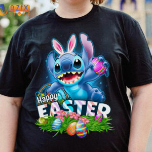 Stitch Happy Easter Day T-Shirt 2 Stitch Happy Easter Day T-Shirt