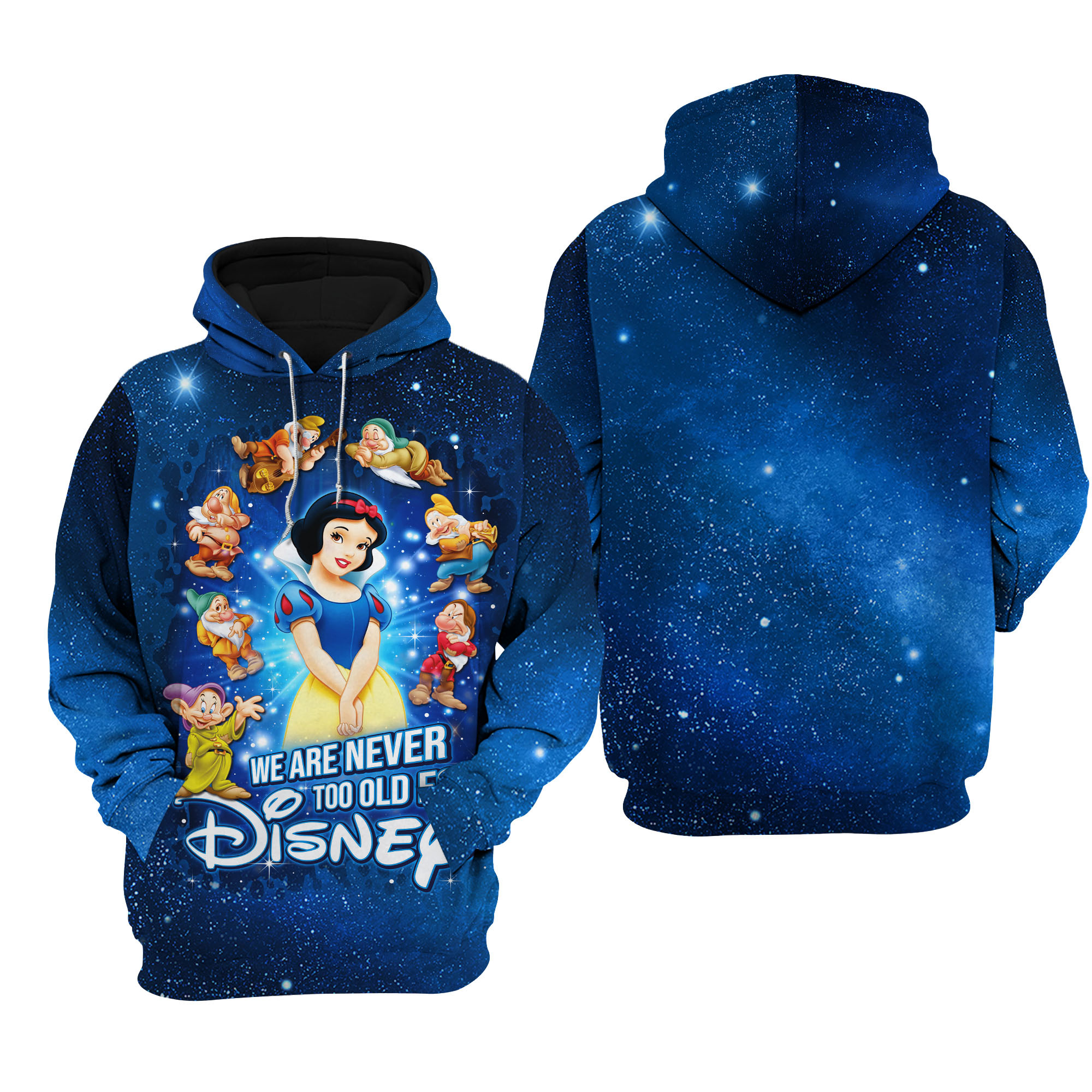 Snow White And The Seven Dwarfs Hoodie Around 3D Cute Disney Pictures