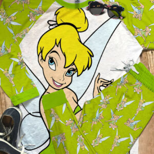 Tinker Bell Family Pajamas In Banana Green (Unisex 2025) 2 tb unisex pajama twjex