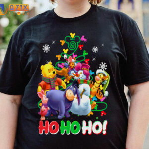 Winnie The Pooh Christmas T-Shirt 2 Winnie The Pooh Christmas T-Shirt